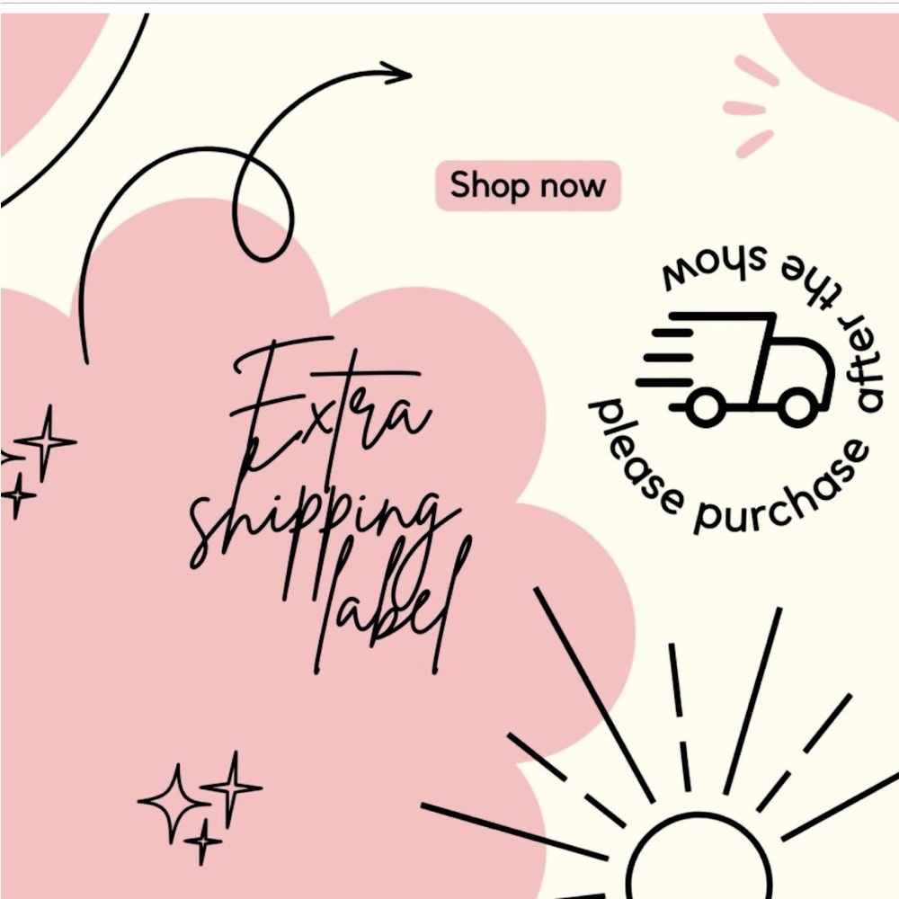 COPY - COPY - - - Extra Shipping Label for over 5lbs